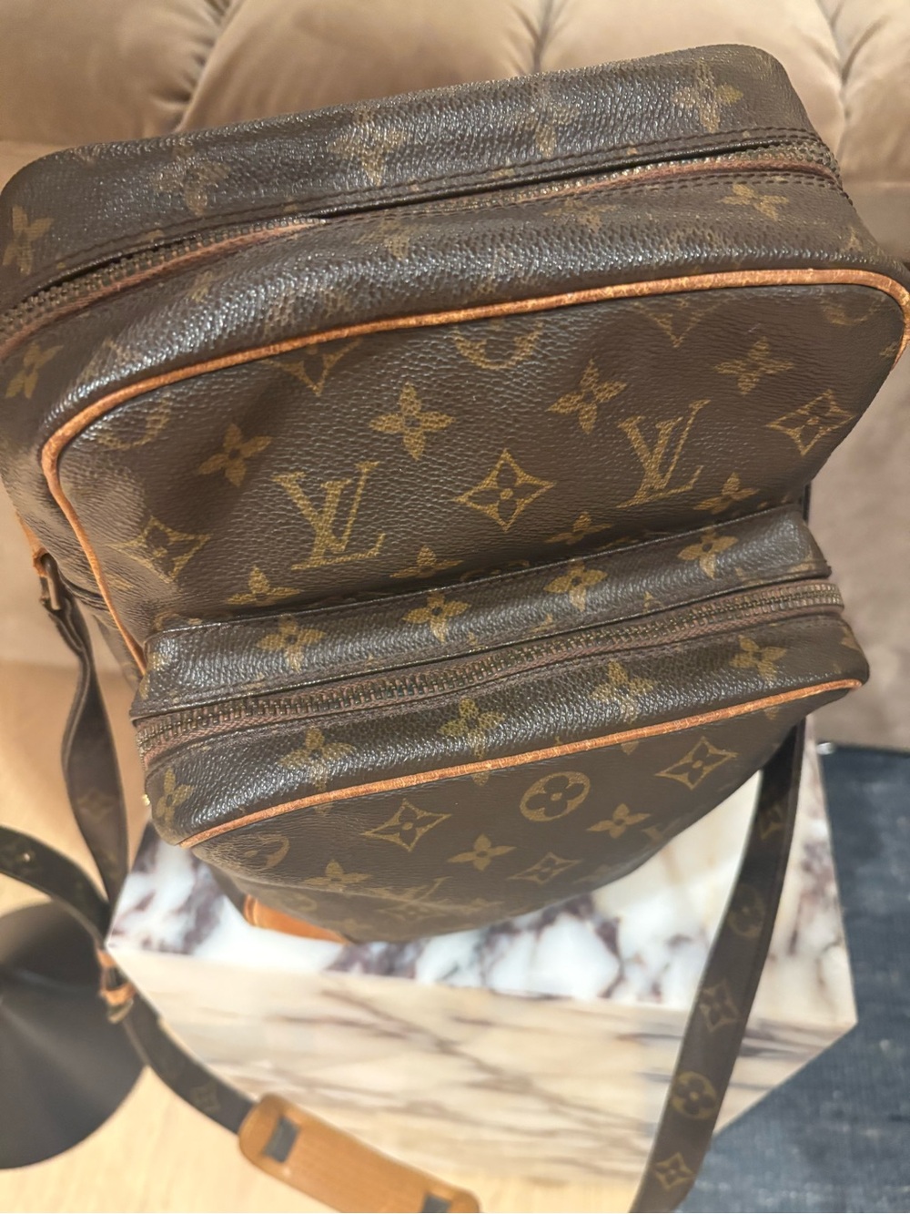 Vintage LV Monogram  PM Amazon messenger bag - Picture 7 of 17